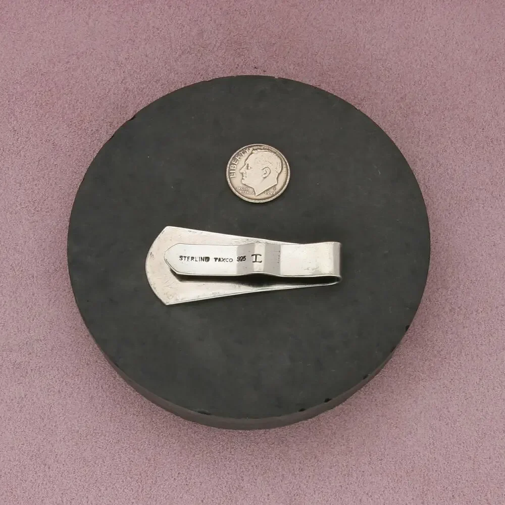⚡clearance⚡ taxco mexico sterling silver vintage engravable money clip